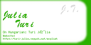 julia turi business card